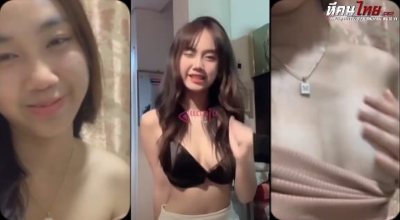 คลิปหลุดทางบ้าน วัยรุ่นไทยโคตรน่ารักรับงานคอลเสียว บีบนมยั่วๆ โคตรน่าเย็ด เปิดนมออกมาเต้านมอย่างสวยหัวนมแข็งโคตรน่าดูดน่าเลียงานโคตรดี